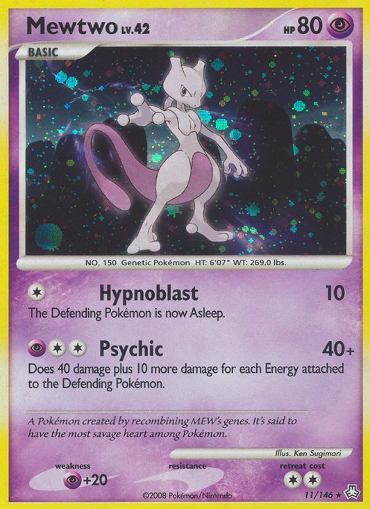 Mewtwo 11/146 Rare Holo | Legends Awakened | Pokemon Card