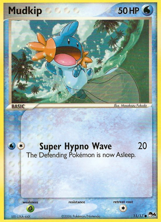 Mudkip 11/17 Common | POP Series 4 | Pokemon Card