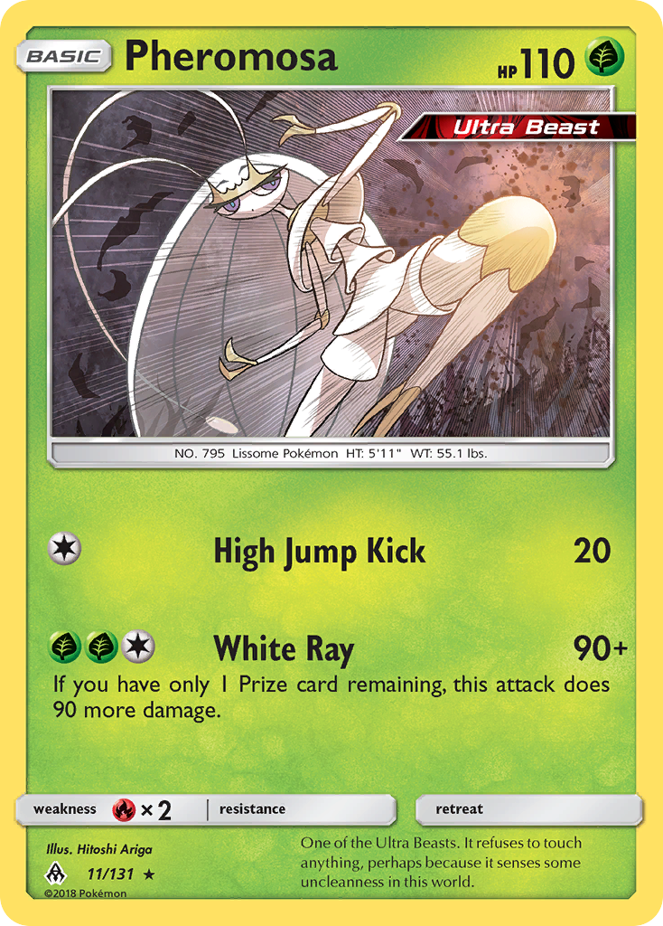 Pheromosa 11/131 Rare Holo | Forbidden Light | Pokemon Card