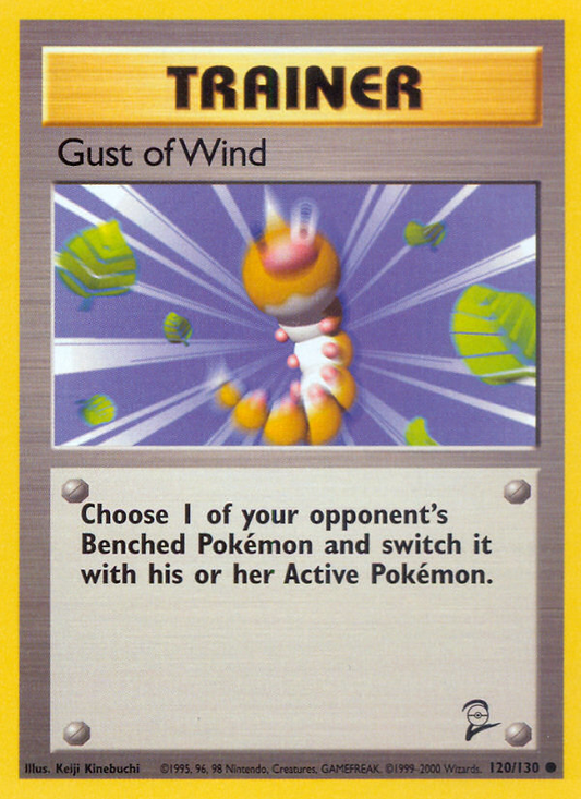 Gust of Wind 120/130 Common | Base Set 2 | Pokemon Card
