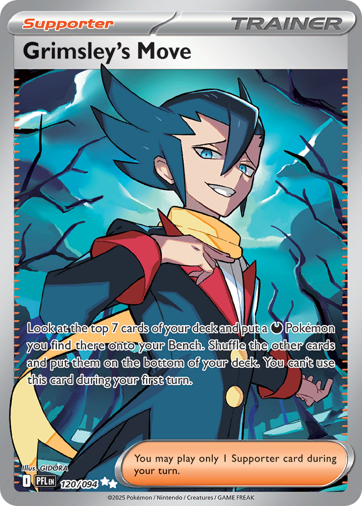 Grimsley's Move 120/94 Ultra Rare | Phantasmal Flames | Pokemon Card