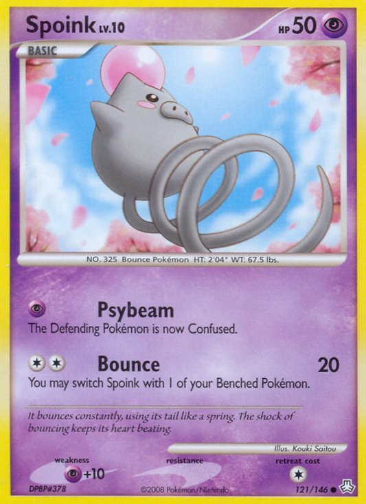 Spoink 121/146 Common | Legends Awakened | Pokemon Card