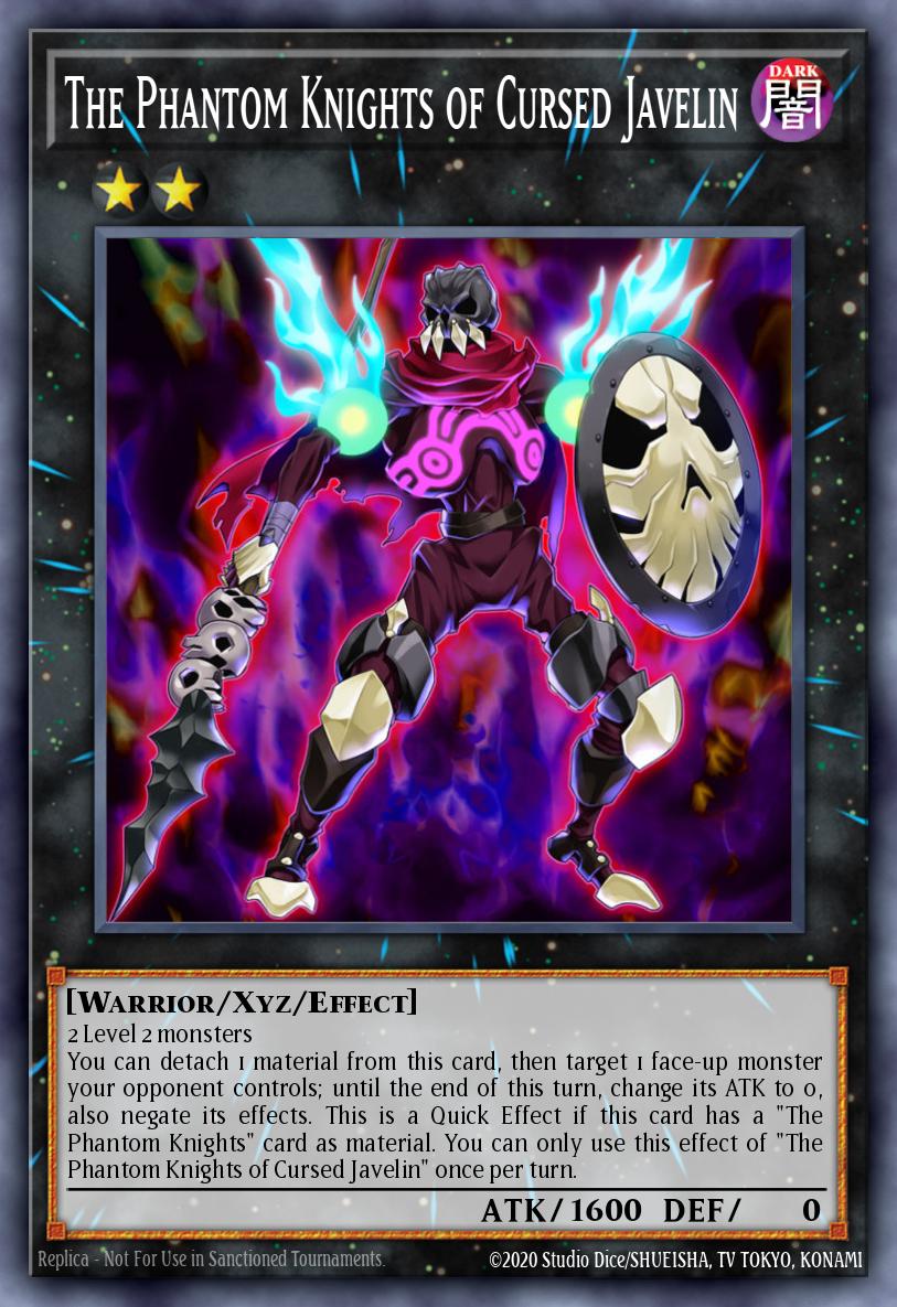 The Phantom Knights of Cursed Javelin - MACR-EN042 Super Rare | Yu-Gi- Brickheads Collectables The Phantom Knights of Cursed Javelin - MACR-EN042 Super Rare | Yu-Gi- Brickheads Collectables