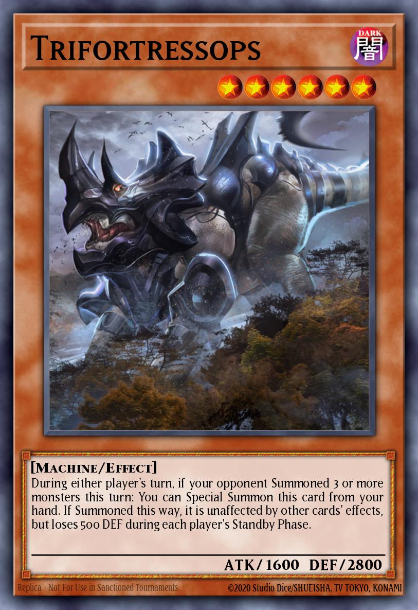 yugioh monsters unaffected by card effects Trifortressops - LTGY-EN084 Rare