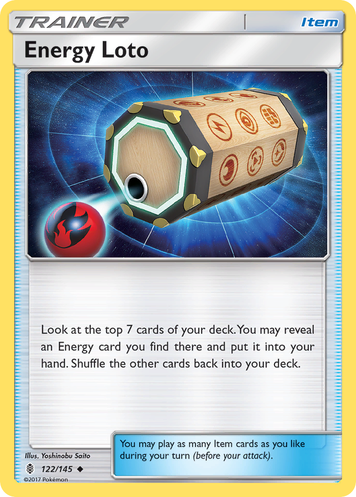 Energy Loto 122/145 Uncommon | Guardians Rising | Pokémon Card