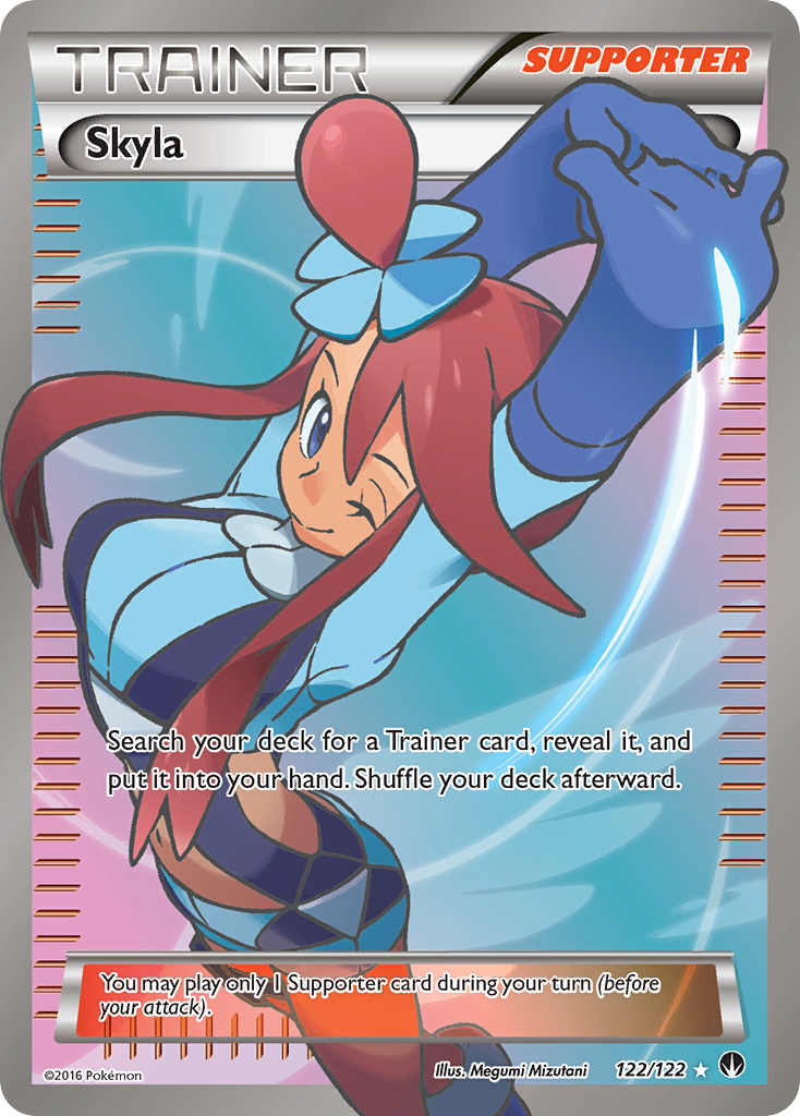 Skyla 122/122 Rare Ultra | BREAKpoint | Pokemon Card