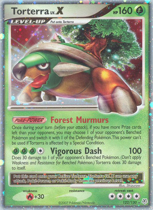 Torterra LV.X 122/130 Rare Holo LV.X | Diamond & Pearl | Pokemon Card