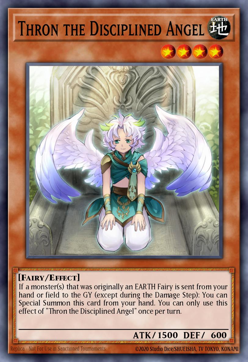 Thron the Disciplined Angel - LIOV-EN082 Super Rare