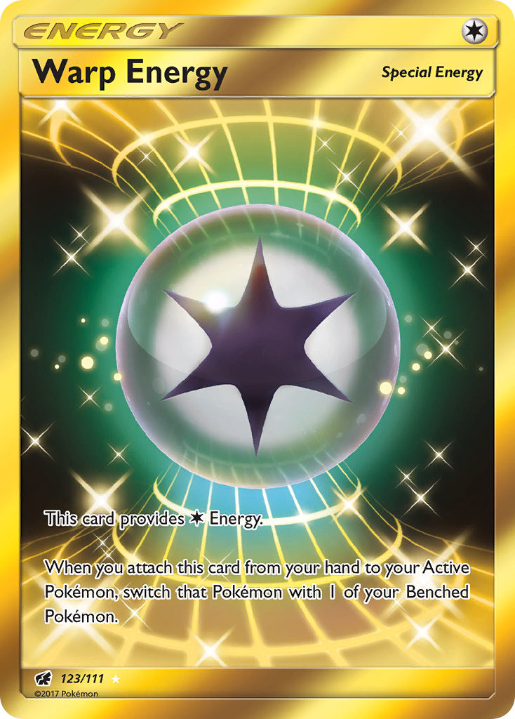 Warp Energy 123/111 Rare Secret | Crimson Invasion | Pokemon Card