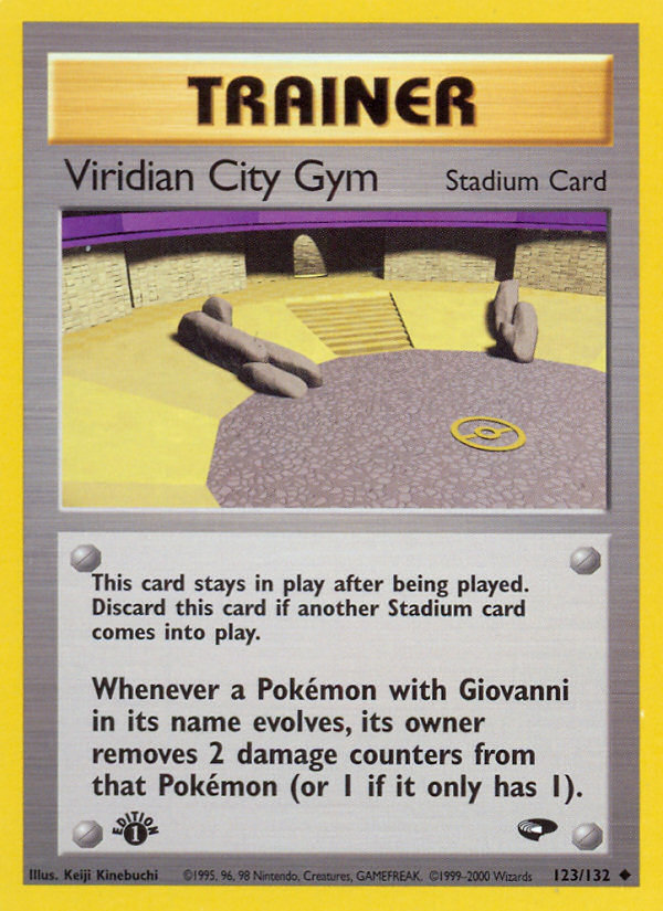 Viridian City Gym 123/132 Uncommon | Gym Challenge | Pokemon Card