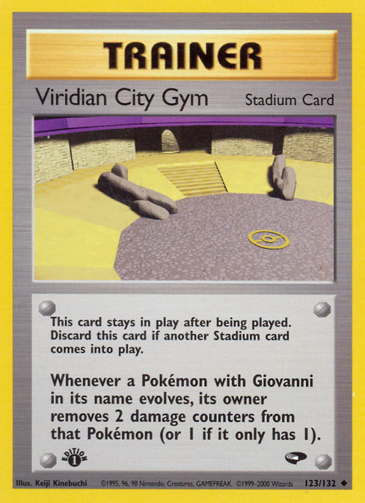 Viridian City Gym 123/132 Uncommon | Gym Challenge | Pokemon Card