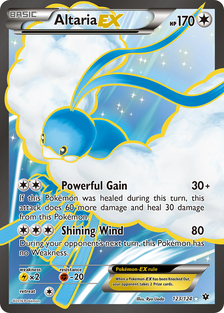 Altaria-EX 123/124 Rare Ultra | Fates Collide | Pokemon Card