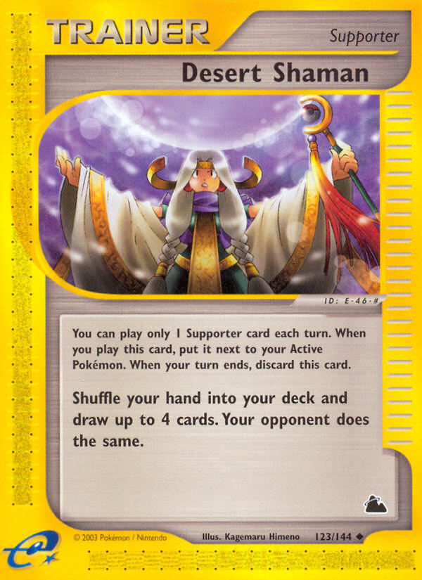 Desert Shaman 123/144 Uncommon | Skyridge | Pokemon Card