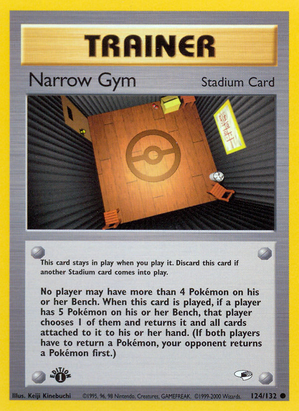 Narrow Gym 124/132 Common | Gym Heroes | Pokemon Card