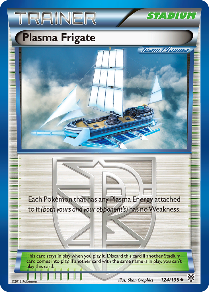 Plasma Frigate 124/135 Uncommon | Plasma Storm | Pokemon Card