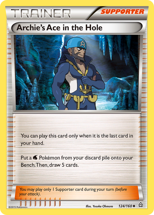 Archie's Ace in the Hole 124/160 Uncommon | Primal Clash | Pokemon Card