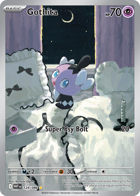 Gothita 124/86 Illustration Rare | White Flare | Pokemon Card