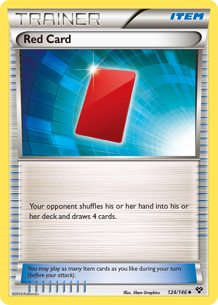 Red Card 124/146 Uncommon | XY | Pokemon Card