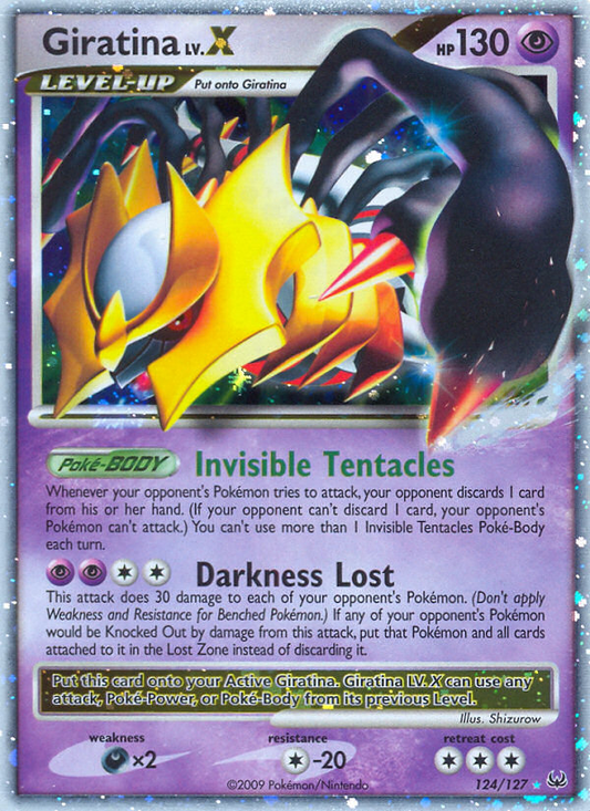 Giratina LV.X 124/127 Rare Holo LV.X | Platinum | Pokemon Card
