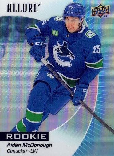 Aidan McDonough #125 Vancouver Canucks | 2023-24 Upper Deck Allure | NHL Trading Card
