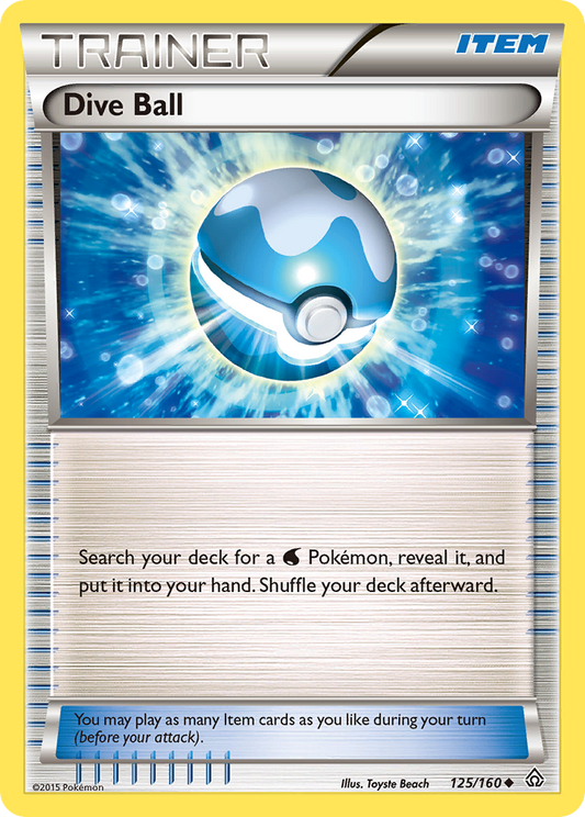 Dive Ball 125/160 Uncommon | Primal Clash | Pokemon Card