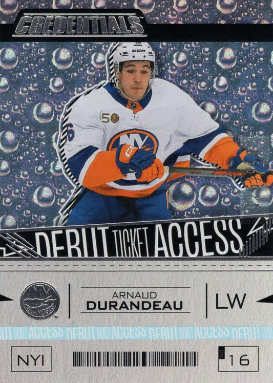 Arnaud Durandeau #126 New York Islanders | 2023-24 Upper Deck Credentials | NHL Trading Card