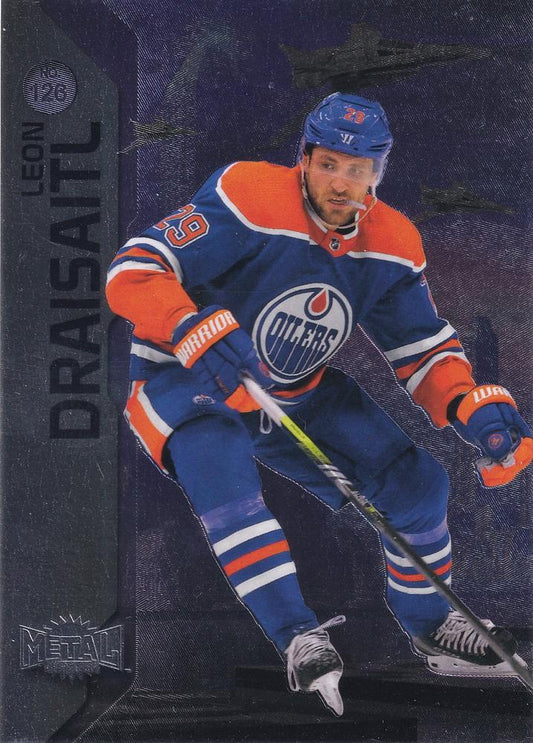 Leon Draisaitl #126 Edmonton Oilers | 2023-24 SkyBox Metal Universe | NHL Trading Card