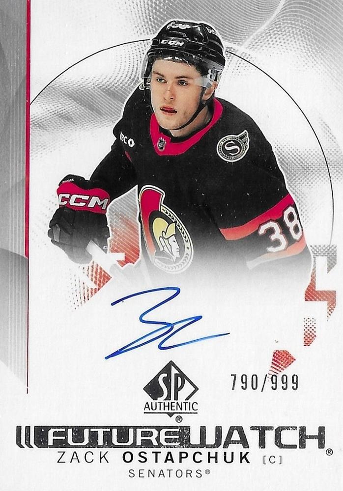 Zack Ostapchuk #126 Ottawa Senators | 2024-25 SP Authentic | NHL Trading Card