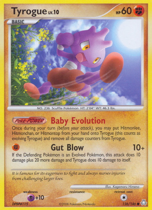 Tyrogue 126/146 Common | Legends Awakened | Pokemon Card