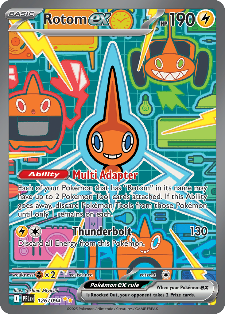 Rotom ex 126/94 Special Illustration Rare | Phantasmal Flames | Pokemon Card Brickheads Collectables Rotom ex 126/94 Special Illustration Rare | Phantasmal Flames | Pokemon Card Brickheads Collectables
