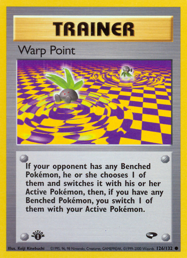 Warp Point 126/132 Common | Gym Challenge | Pokemon Card