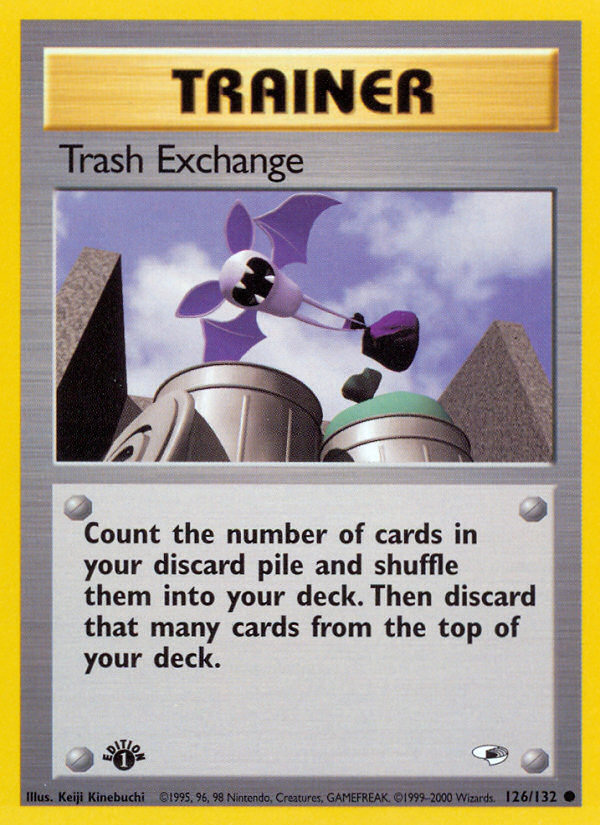 Trash Exchange 126/132 Common | Gym Heroes | Pokemon Card