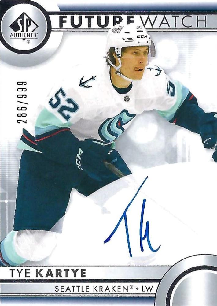 Tye Kartye #127 Seattle Kraken | 2023-24 SP Authentic | NHL Trading Card