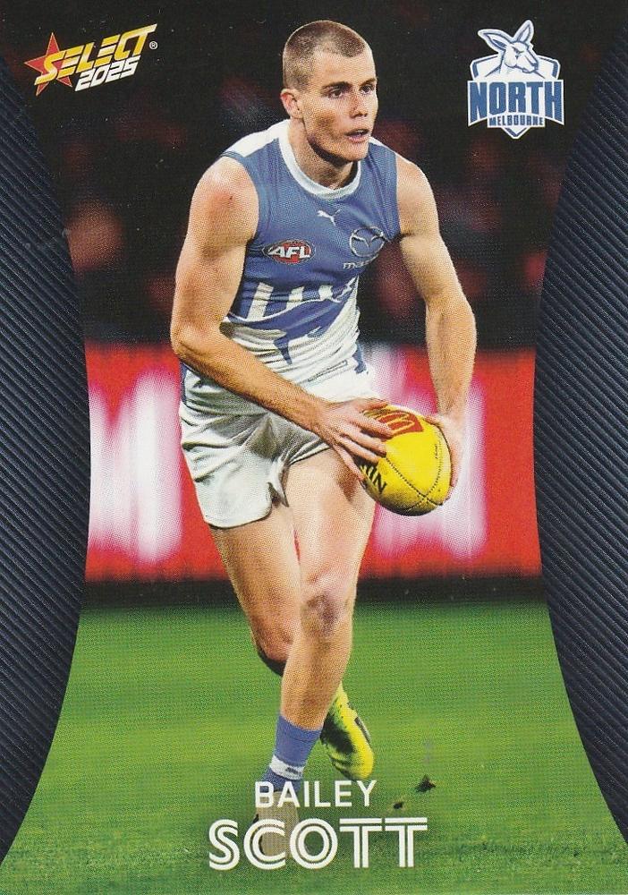 Bailey Scott #127 North Melbourne Kangaroos | 2025 Select AFL Footy Stars | Trading Card