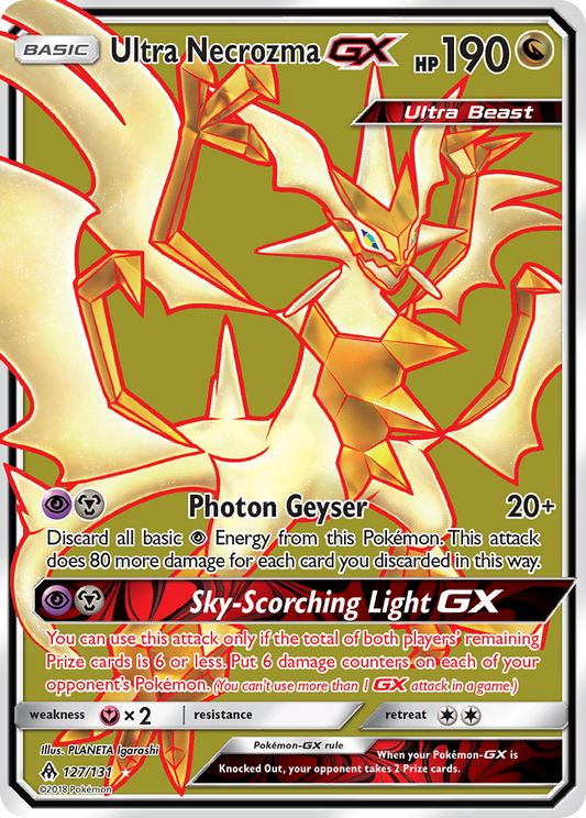 Ultra Necrozma-GX 127/131 Rare Ultra | Forbidden Light | Pokemon Card