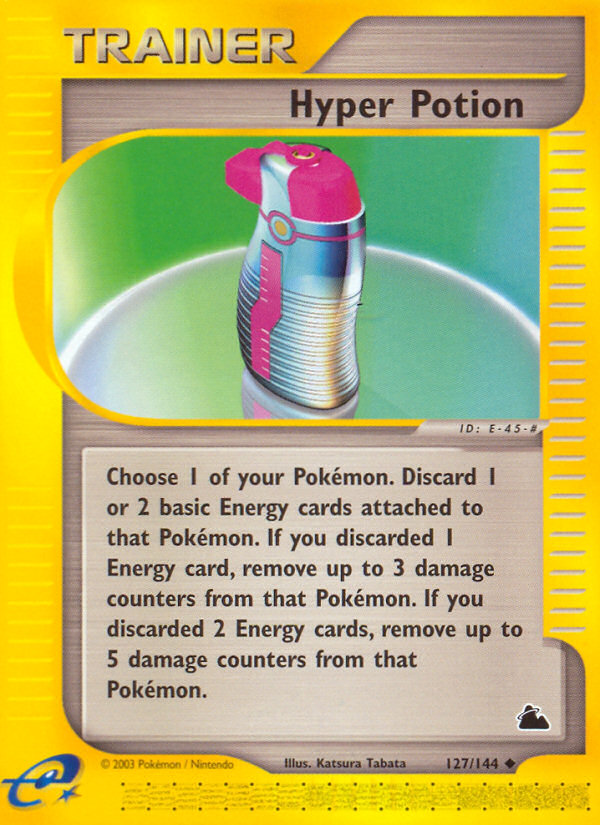 Hyper Potion 127/144 Uncommon | Skyridge | Pokemon Card