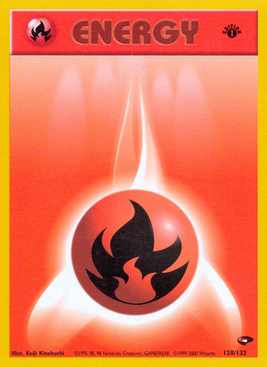 Fire Energy 128/132 | Gym Challenge | Pokemon Card