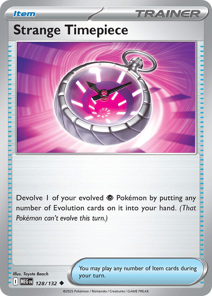 Strange Timepiece 128/132 Uncommon | Mega Evolution