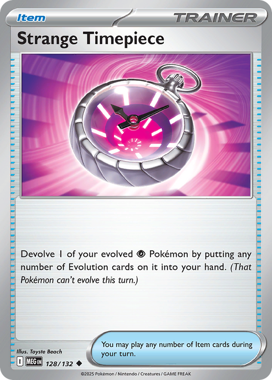Strange Timepiece 128/132 Uncommon | Mega Evolution | Pokemon Card