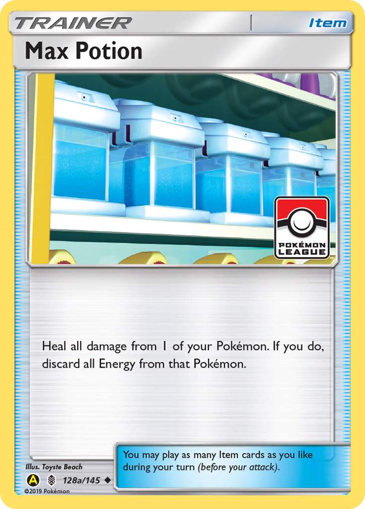 Max Potion 128a/145 Uncommon | Guardians Rising | Pokemon Card