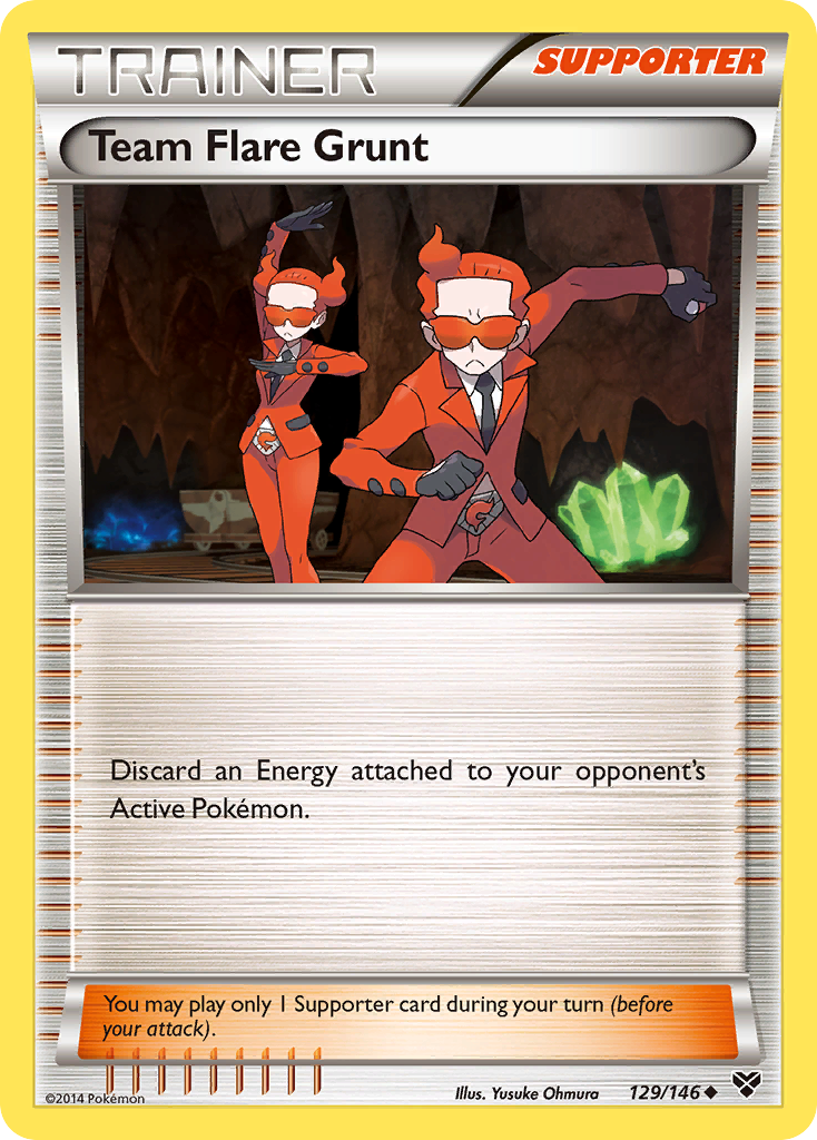 Team Flare Grunt 129/146 Uncommon | XY | Pokemon Card