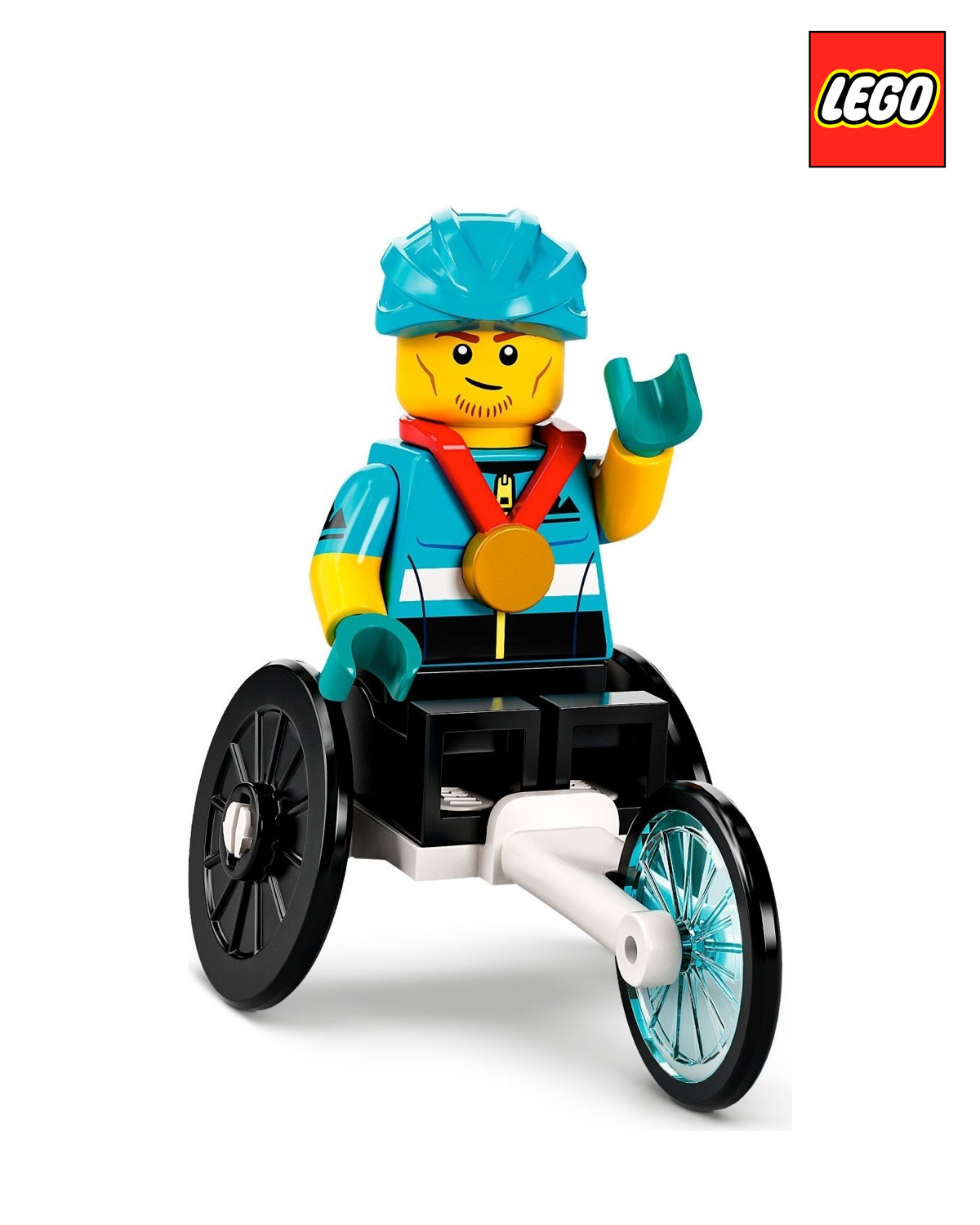 Wheelchair Racer - Series 22 | LEGO Minifigure | NEW CMF