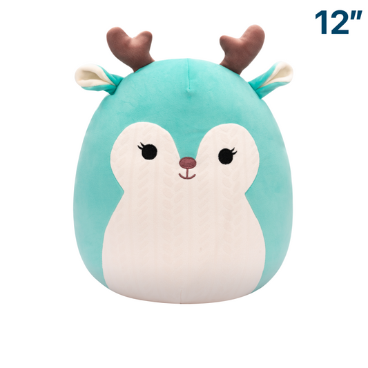 Lopsang the Teal Fawn with Pattern Belly ~ 12" Squishmallow Plush