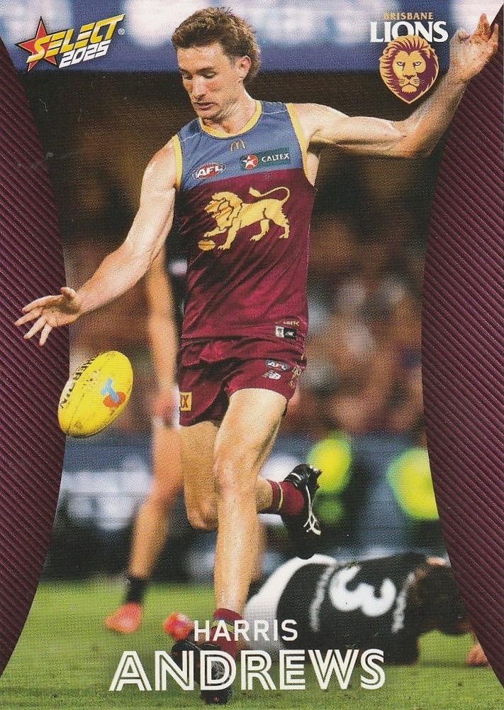 Harris Andrews #12 Brisbane Lions | 2025 Select AFL Footy Stars | Trading Card