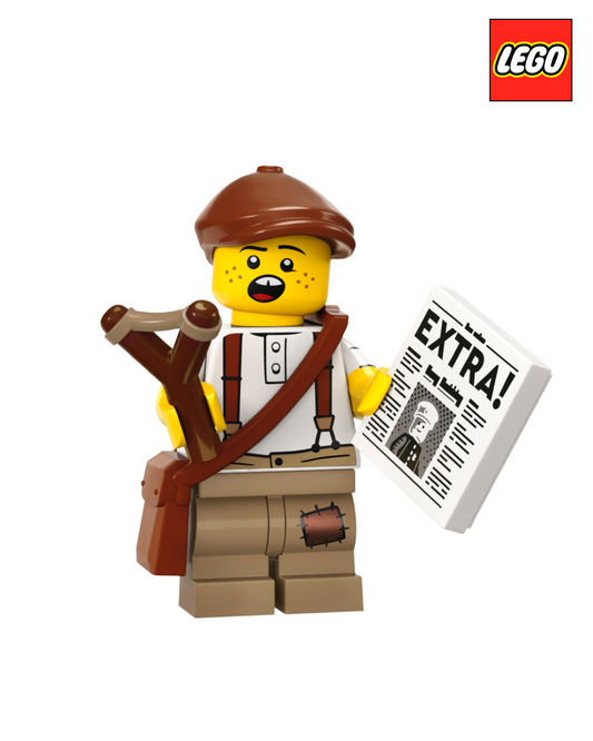 Newspaper Kid - Series 24  | LEGO Minifigure | NEW CMF