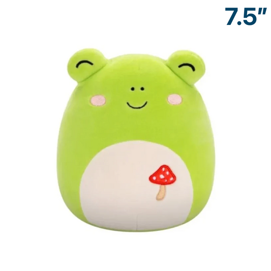 Wendy the Green Frog Mushroom ~ 7.5" Squishmallow Plush
