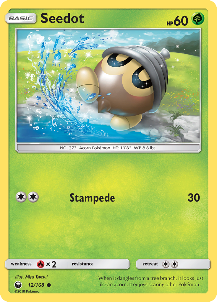 Seedot 12/168 Common | Celestial Storm | Pokemon Card