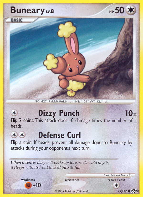 Buneary 12/17 Common | POP Series 9 | Pokemon Card