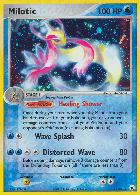 Milotic 12/101 Rare Holo | Hidden Legends | Pokemon Card