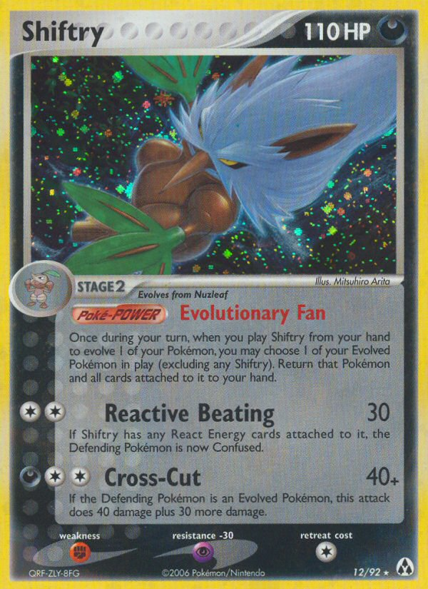 Shiftry 12/92 Rare Holo | Legend Maker | Pokemon Card
